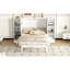 Space Saving Bed With Modern Shelf Combinations, Drawers & White Storage Drawers, Shelves And Charging Ports