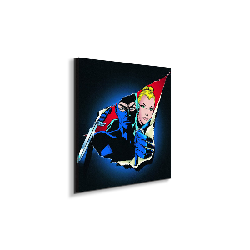 Homage to Diabolik Color by Art Studio 58x58 Cm Frameless Panel Lightweight Ready to Hang, EarthArt Plain