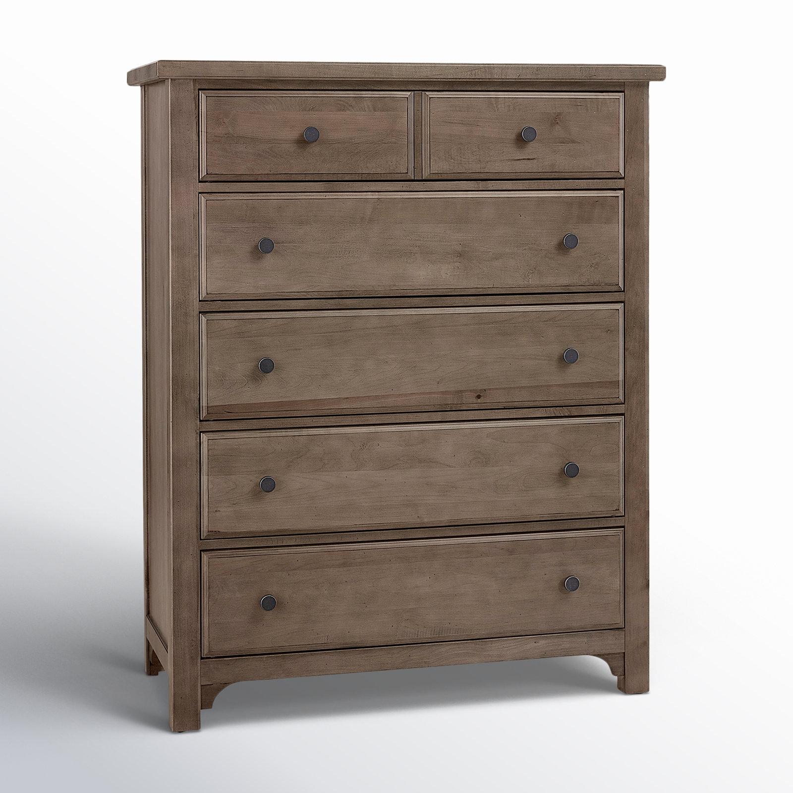 Dragomir 5 - Drawer Dresser, Gray