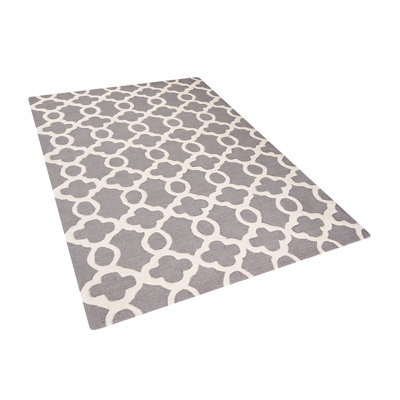 Zile Geometric Wool Hand Woven Area Rug