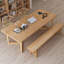 Bureau rectangulaire en bois massif Burlywood-1474328776
