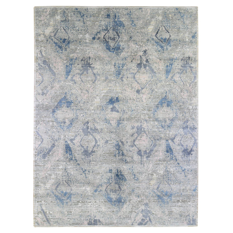 Stearne One-of-a-Kind Rectangle 9' X 12'1" New Age Wool Area Rug in