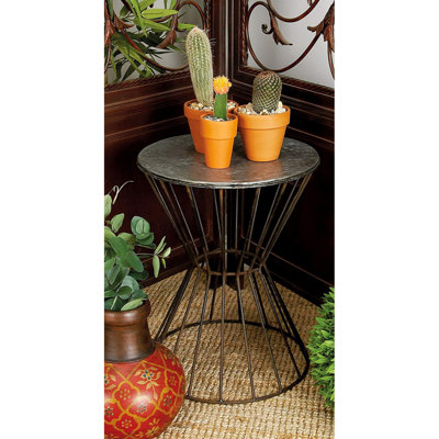 Lyndhur Iron Accent Stool