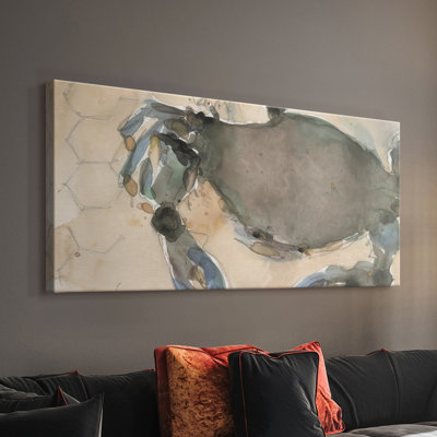 Le crabe du Maryland II - Toile tendue avec châssis - Prêt à accrocher