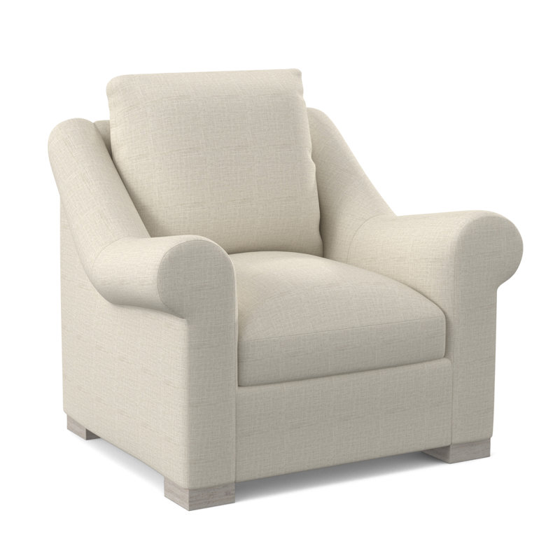 Chaise Canyon, Viscose océan Edworth, Bisque