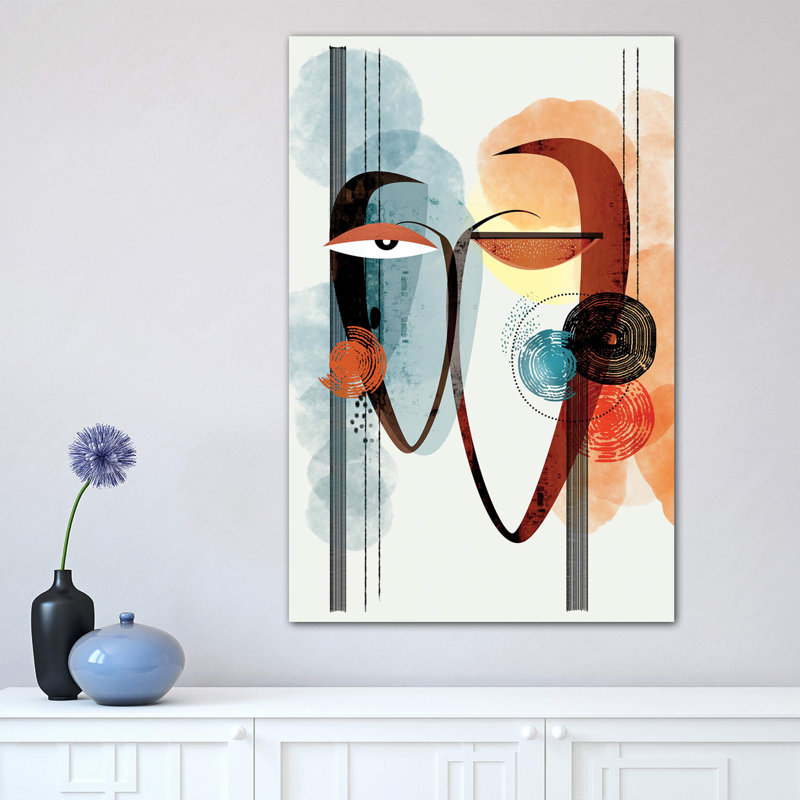 Intertwined by Soul Curry Art & Illustrations - Wrapped Canvas Print, 66.04 cm H x 45.72 cm W x 1.91 cm D