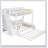 Twin Over Full Bunk Bed With Storage Staircase,  Trundle, Storage Shelves, LED And USB-1971696514