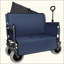 Chariot pliant 3-en-1 avec banquette - capacité de 500 lb de pneus de plage de 9 po x 4 po pour le camping et la plage-123511195