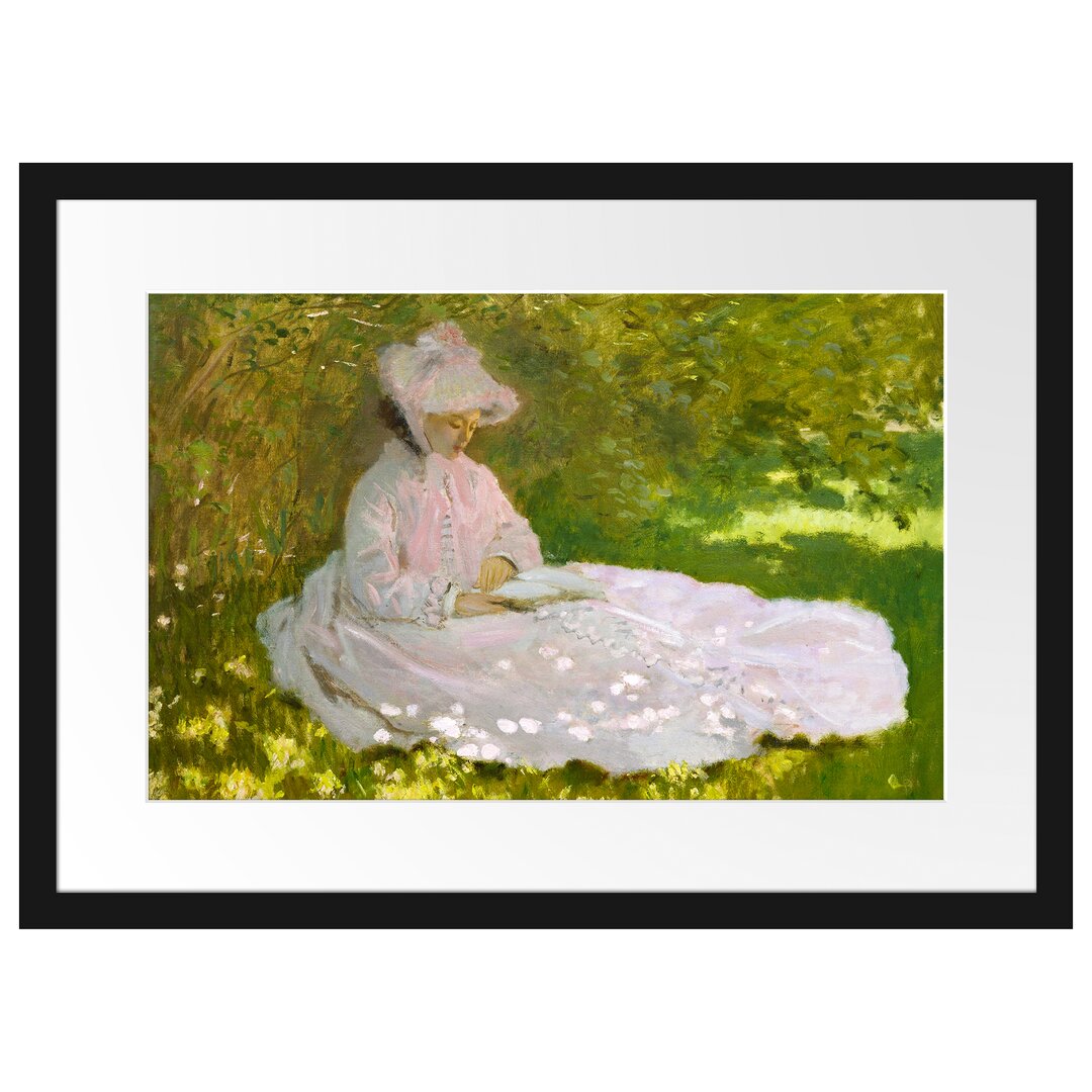 Gerahmter Kunstdruck Springtime von Claude Monet