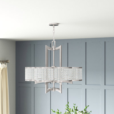 Belisle 8 - Light Dimmable Geometric Chandelier