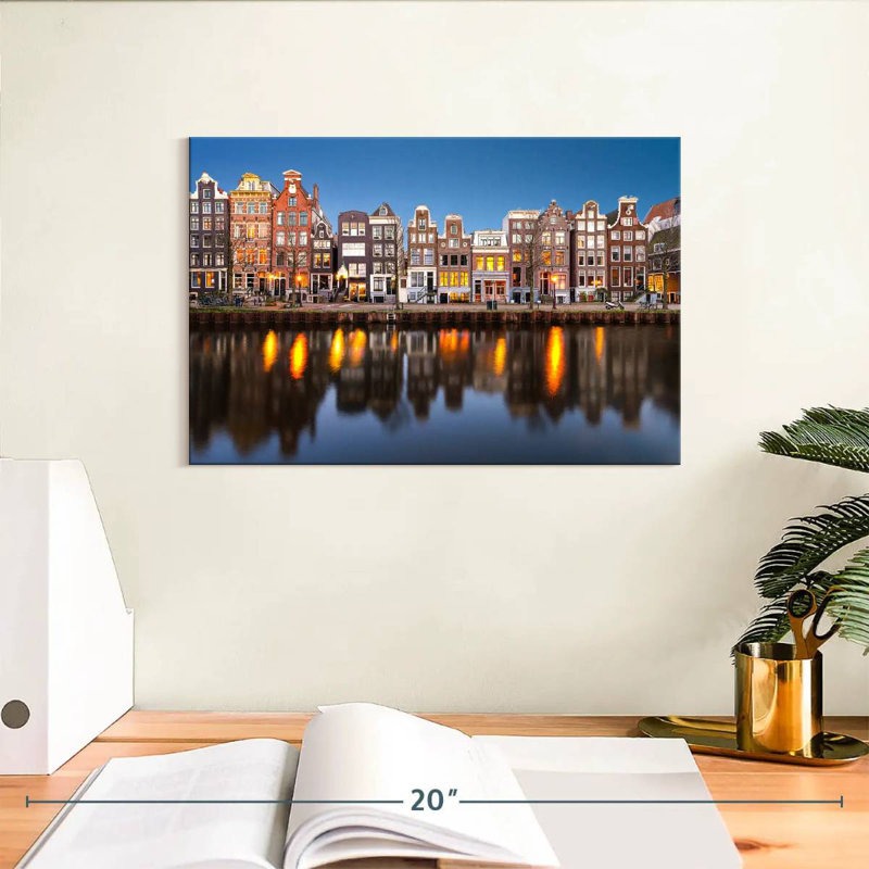 Sirci Amsterdam Canal Waterfront, H 8 po x l 12 po