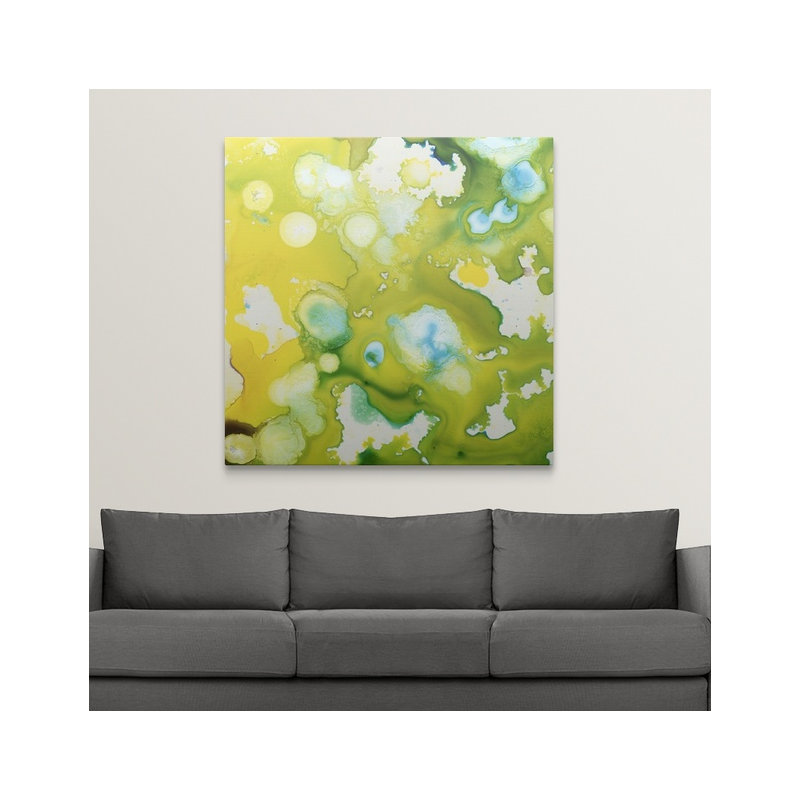 « ii » jennifer grolier, impression Satellite, H 35 po x l 35 po x P 1,5 po, Toile