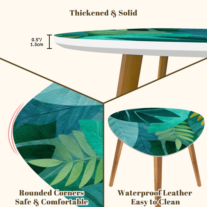 Ensemble de 2 tables basses gigognes Triangle