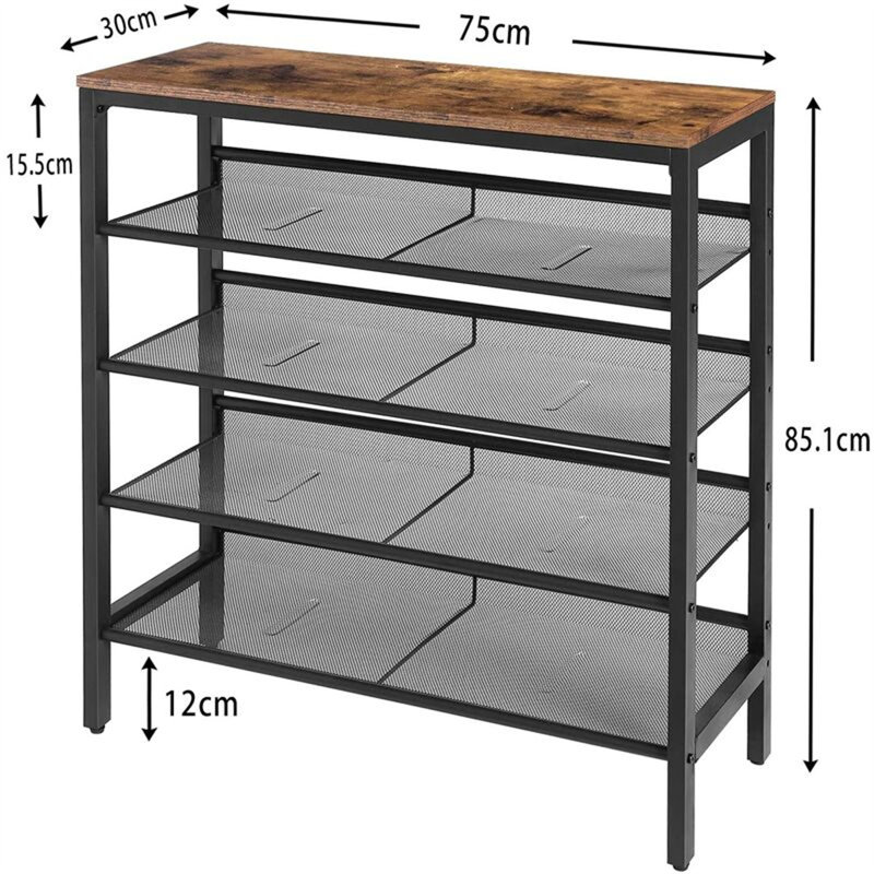 12 Pair Shoe Rack