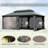 22 Ft. W x 14 Ft. D Aluminum Patio Gazebo