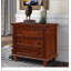 Albers Traditional 3-Drawer Nightstand with Pull-out Shelf and Solid Wood Legs-1996935828-1983510551