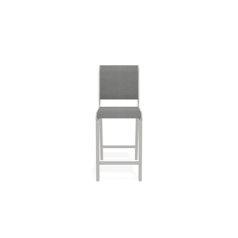 Tabouret de bar 26 po Holna, Alliage Sunbrella®, Neige texturée