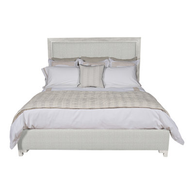 Louise/Lawrence King Upholstered Low Profile Panel Bed