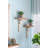 Distressed Wooden Wall Shelf With Corbel Design