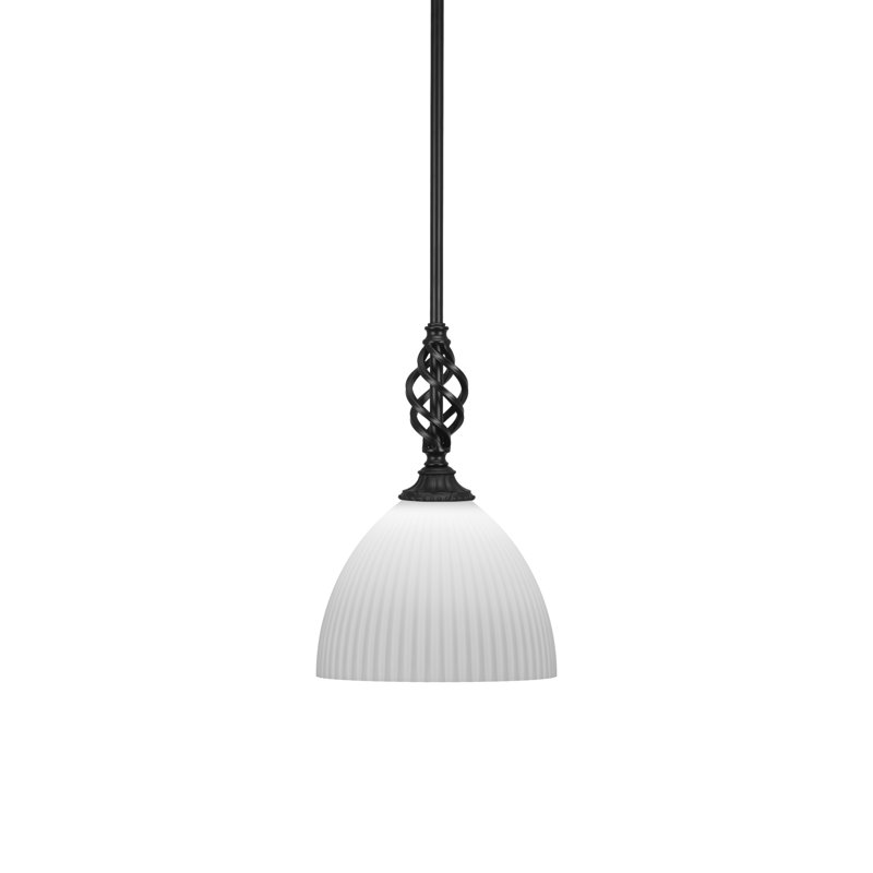 Mini-luminaire suspendu Eleganté, H 16,5 po x l 14 po x P 14 po