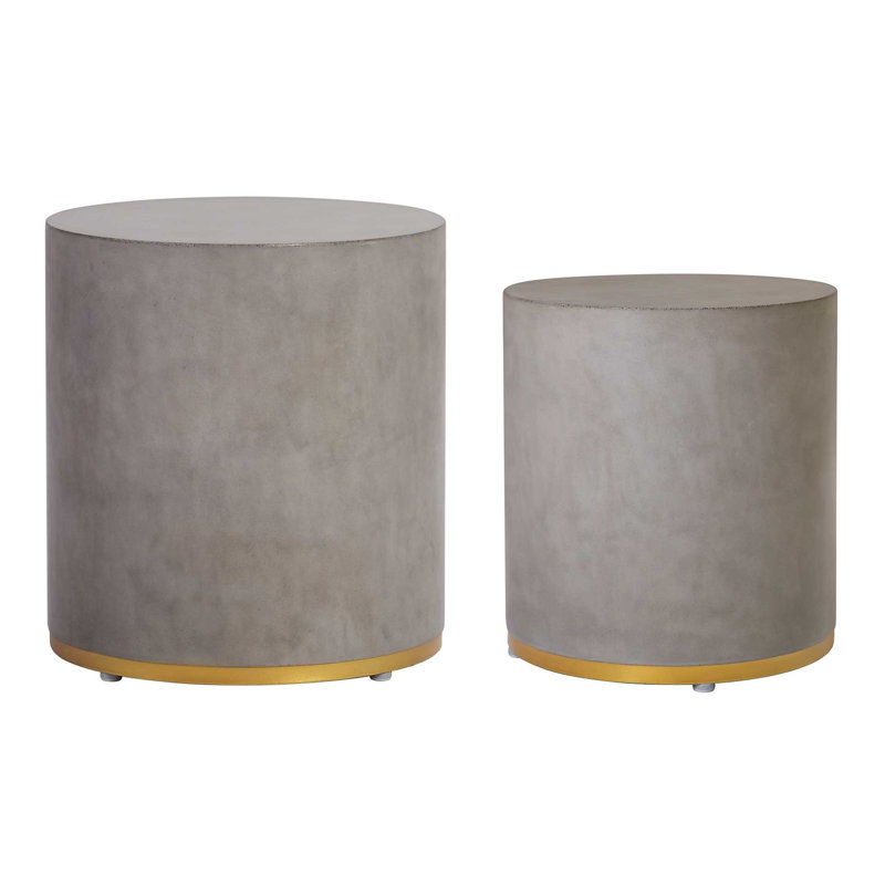 Table d'appoint Perpetual, Gris ardoise
