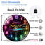 Horloge murale en verre Neon