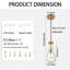 Luminaire suspendu en verre 1 lumière