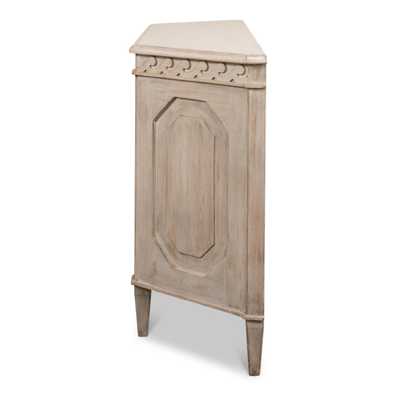 Wrenn 58'' W Solid Wood, Stone Gray