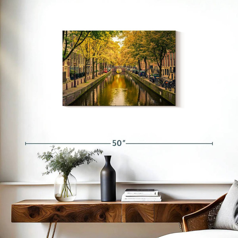 Lilie Bridge sur le canal d'Am Amsterdam, H 20 po x l 30 po
