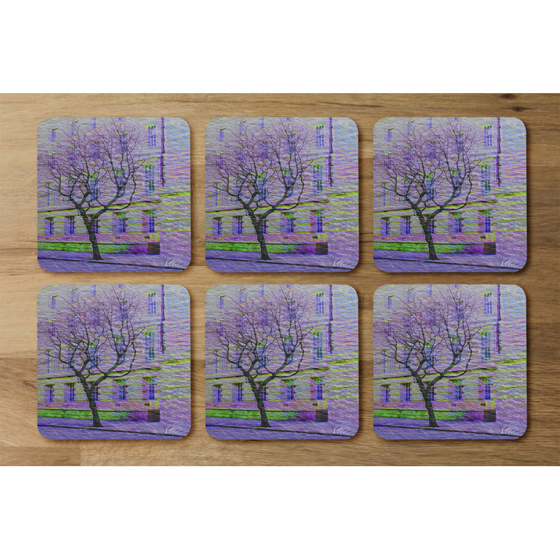 Square 6 Piece Coaster Set