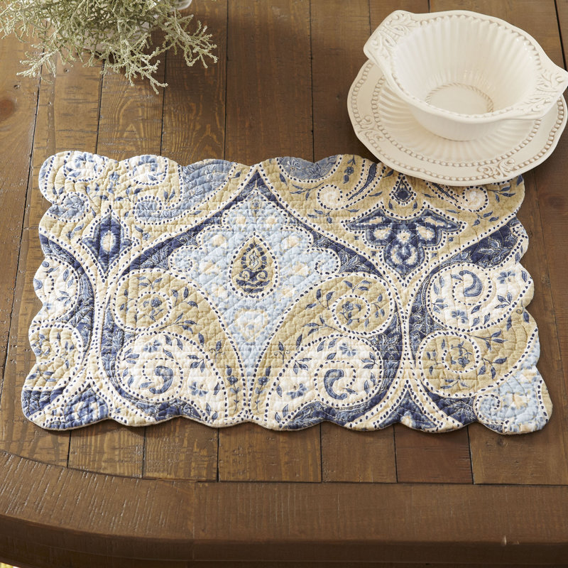 Ensemble de napperons en coton 6 pièces