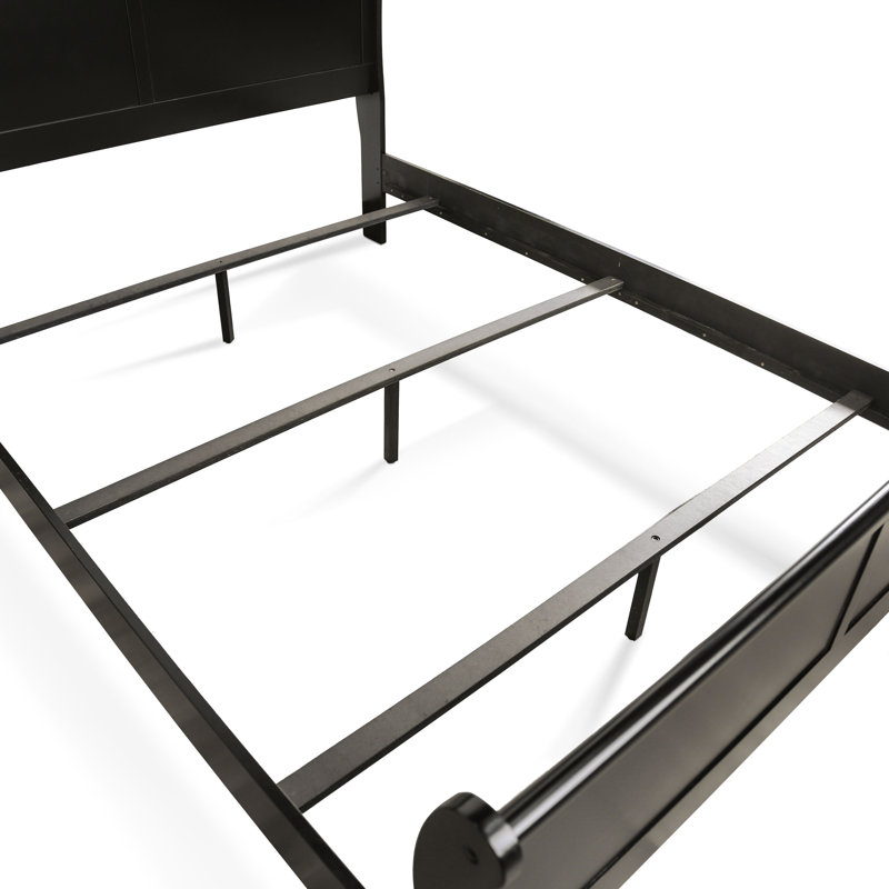 Ensemble de chambre à coucher Extula, Cerisier, Grand, Six articles : lit, deux tables de chevet, deux c