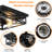 2Pack Vintage Farmhouse Flush Mount Ceiling Light Fixtures, 4-Light Hallway Kitchen Ceiling Light, Industrial Farmhouse Light Fixtures Ceiling Mount For Bedroom(set of 2)-124548840-124548838