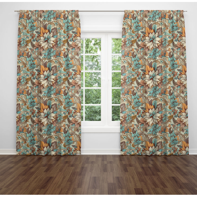 Paire de rideaux obscurcissant en polyester Bardfield, L 20 po x L 52 po
