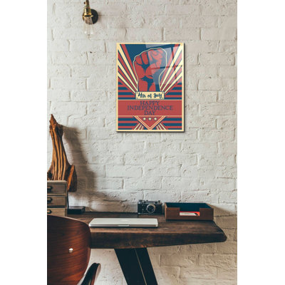 'Independence Day Fist' Acrylic Glass Wall Art