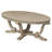 Livesay Oval Coffee Table with Cabriole Legs