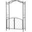 Tonnelle en métal avec barrière l 50,5 po x P 19 po