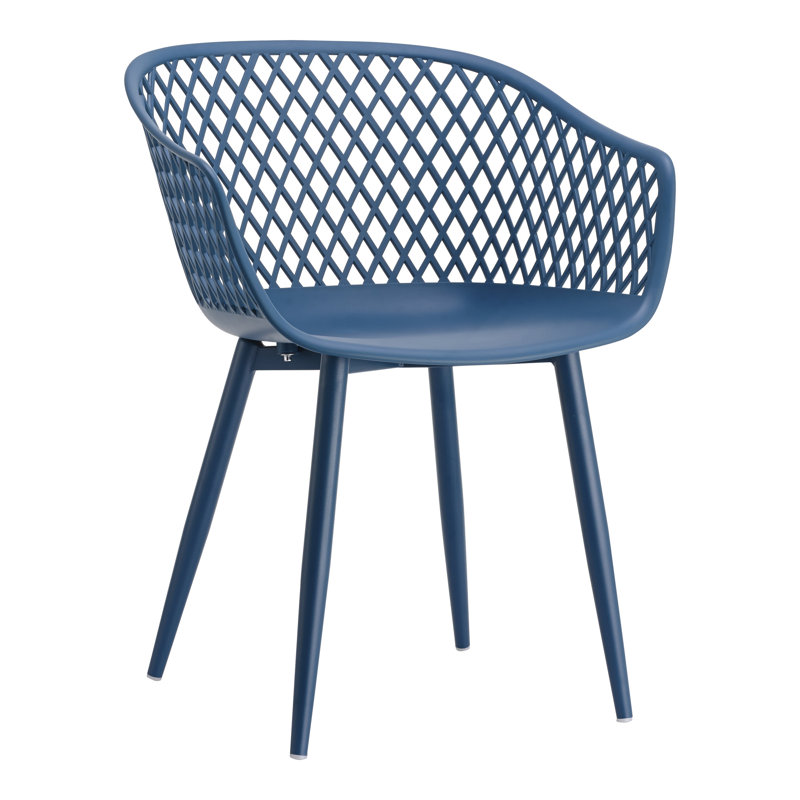Piazza Patio Dining Chair, Blue