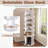 6-Tier Spinning Shoe Rack with Space-Saving Design for Organized and Stylish Storage in Any Room