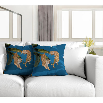 Housse et insert de coussin carré intérieur / extérieur 