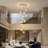 16-Light LED Dimmable Cluster Long Staircase Pendant Light