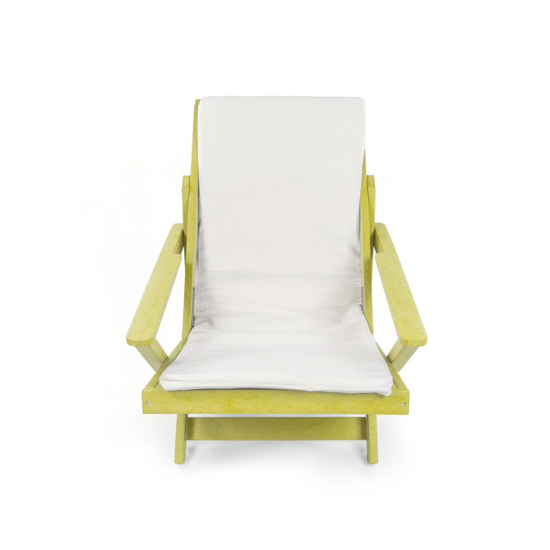 Méridienne d'extérieur pliable Pinecrest, Jaune