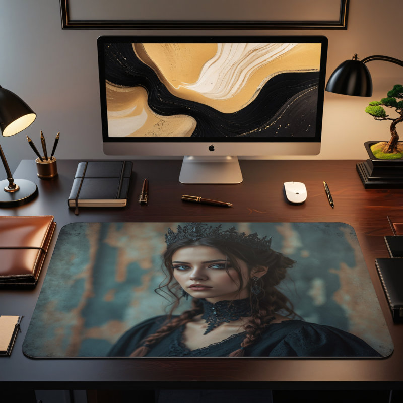 Polyester Desk Pad, 14.4x12.1