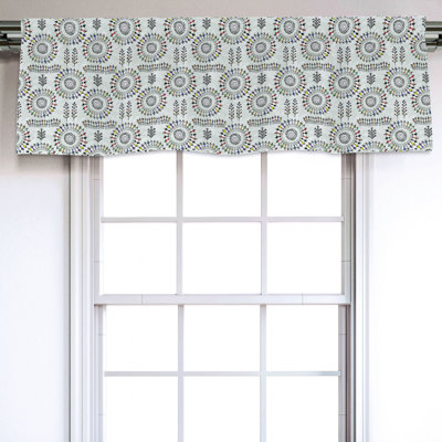 Sateen Ruffled Window Valance
