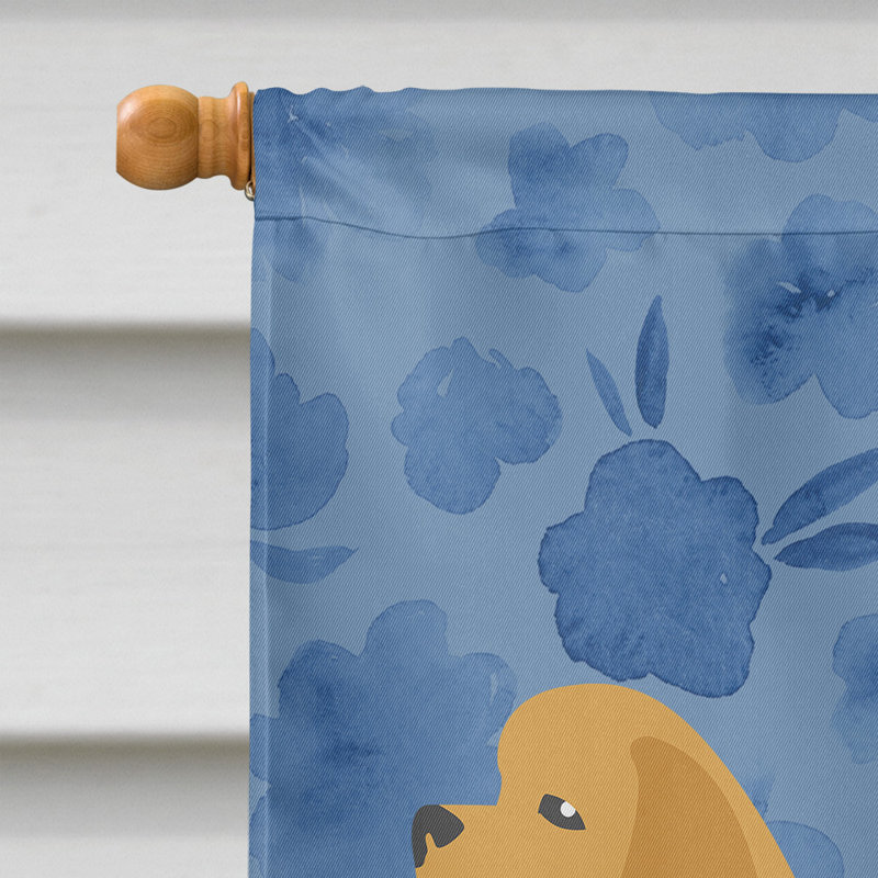 Caniche en polyester à 2 côtés 40 x 28 po standard welcome drapeau maison, Épagneul cocker
