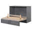 Lit escamotable avec grands tiroirs, cadre de lit escamotable-1283118745-1283118746