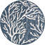 Tapis bleu contemporain Azilynn-598099876