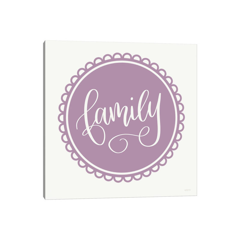 Scalloped Family by Imperfect Dust - Wrapped Canvas Gallery-Wrapped Canvas Giclée, 93.98 cm H x 93.98 cm W x 1.91 cm D