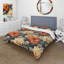 Ensemble de housse de couette à motif floral rétro Revival Floral I-430430464