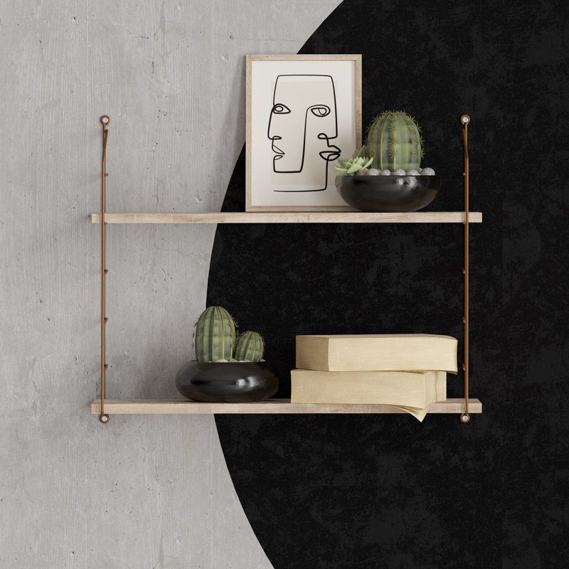 Brescia 2 Piece Accent Shelf, Sacramento